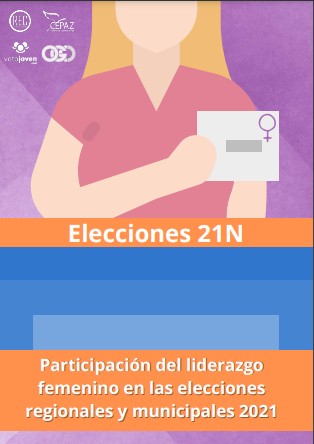 Participación del liderazgo femenino en las elecciones regionales y municipales 2021